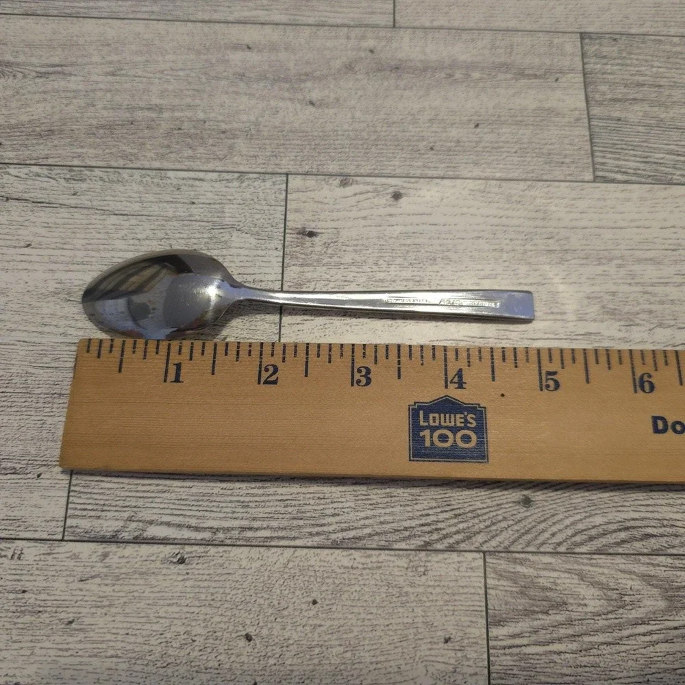 FIRTH‎ STAYBRITE VINTAGE SET OF 6 STAINLESS STEEL TEASPOONS BOXED - Picture 8 of 9